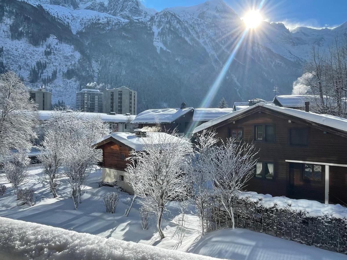 Apartament Z Widokiem Na Mt Blanc Daire Chamonix Dış mekan fotoğraf