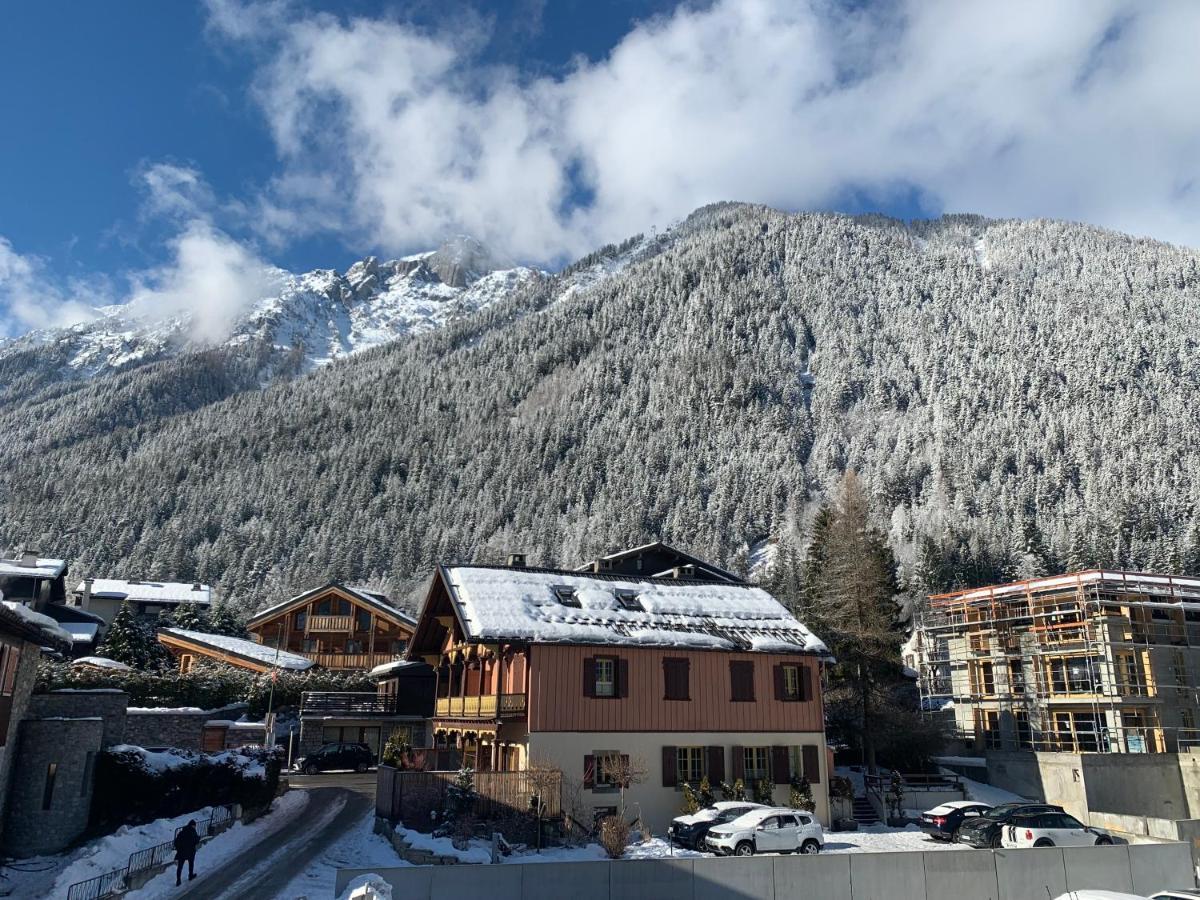 Apartament Z Widokiem Na Mt Blanc Daire Chamonix Dış mekan fotoğraf