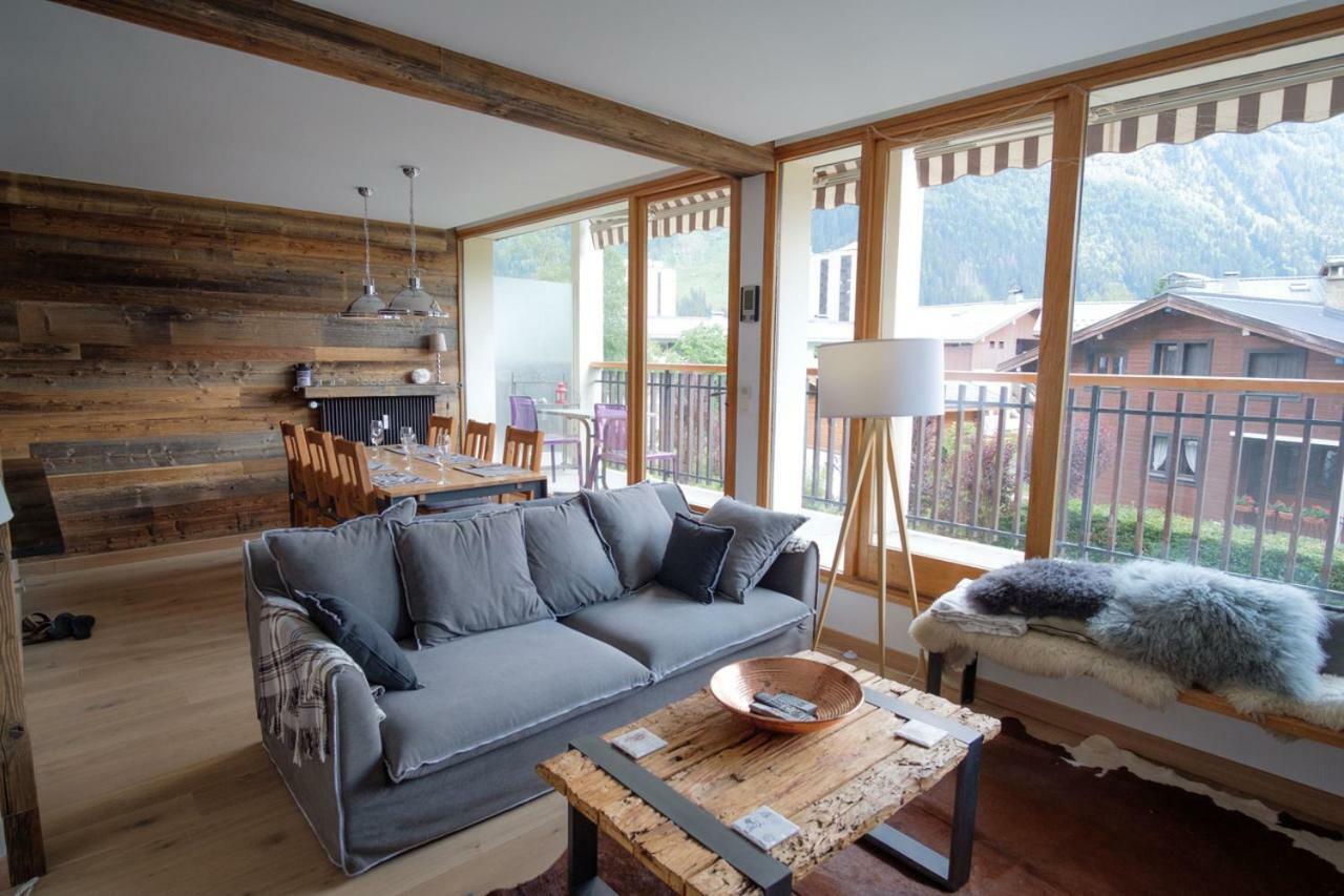 Apartament Z Widokiem Na Mt Blanc Daire Chamonix Dış mekan fotoğraf